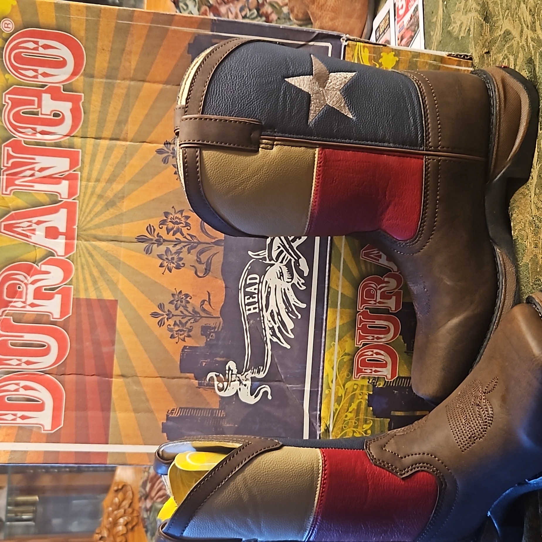 Brand New Durango Brand Kids Flag Boots Brand New Durango Brand Kids Flag Boots